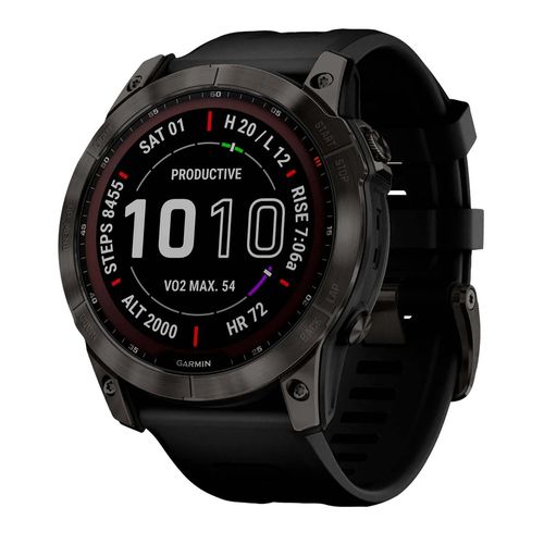 Garmin Reloj Fénix 7X zafiro Solar multideporte - Negro