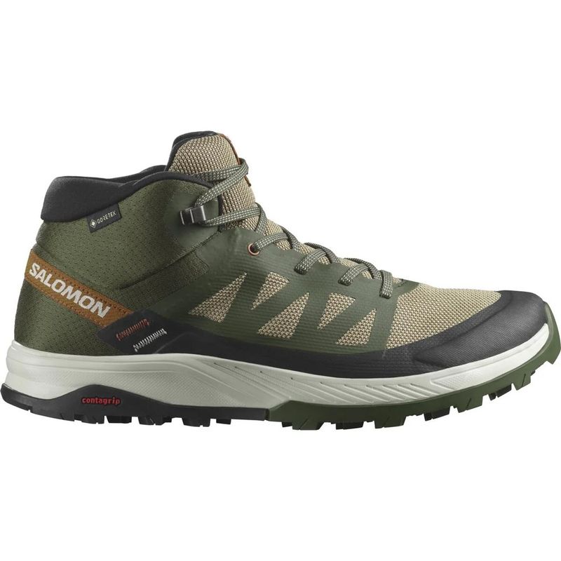 Salomon-Calzado-Outrise-Mid-GTX--T435--Verde