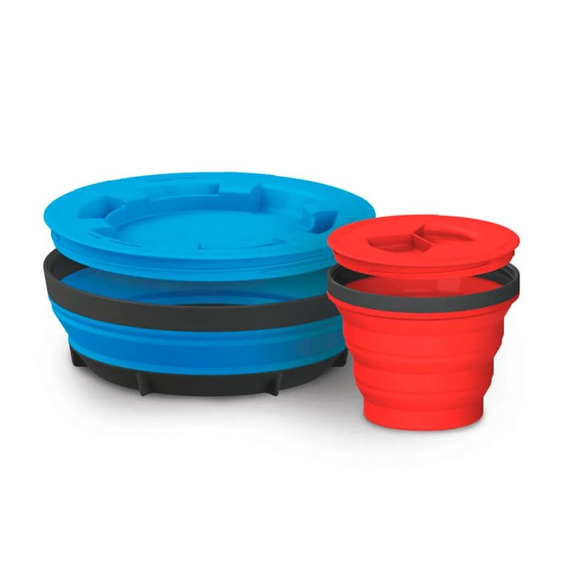 Sea-To-Summit-Set-De-Cocina-Plegable-2-piezas-XSeal-Go--Azul