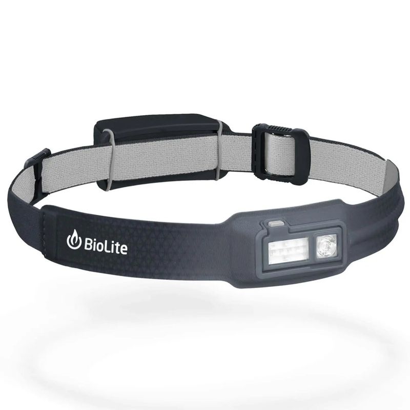 Biolite-Linterna-frontal-330-lumenes-recargable---Gris