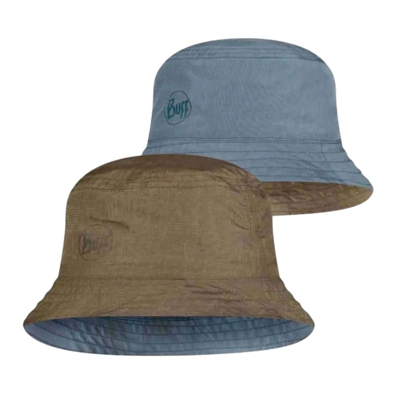 Buff-Gorra-Reversible-Azul-Marron-Travel-Bucket