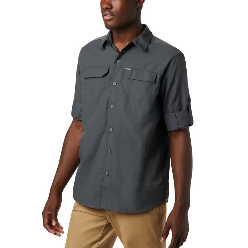 Columbia-Camisa-Gris-Para-Hombre-Silver-Ridge-2-TL