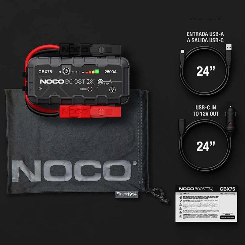Noco-Arrancador-2500A-8.5-Gasol-6.5-Diesel-BoostX