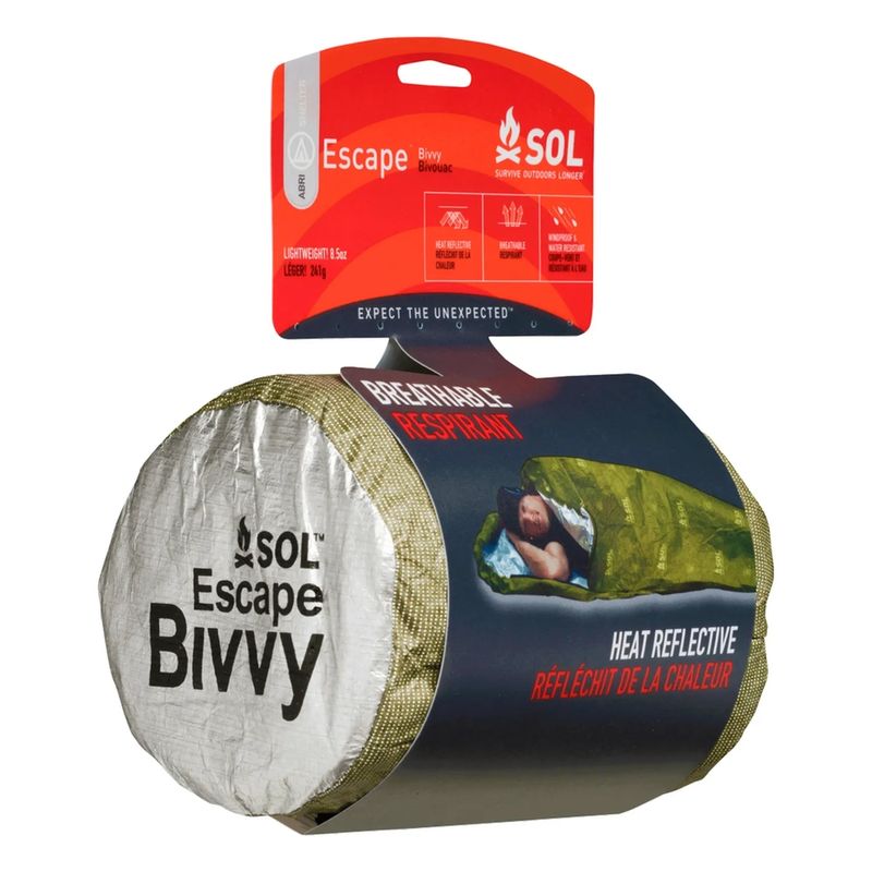 Sol-Bolsa-de-dormir-reflectiva-y-emergencia-Bivvy