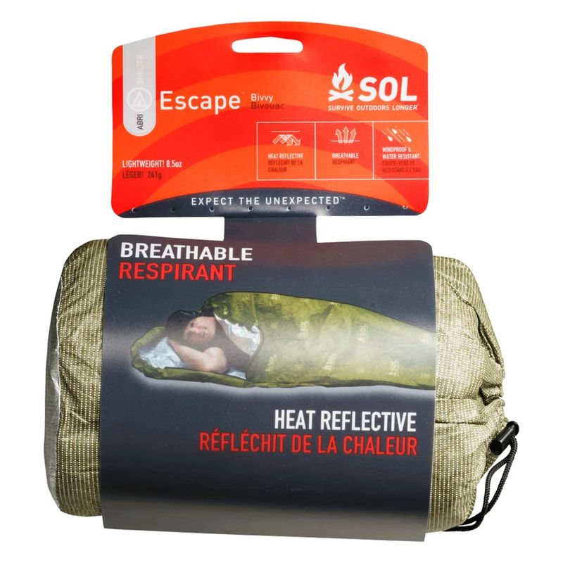 Sol-Bolsa-de-dormir-reflectiva-y-emergencia-Bivvy