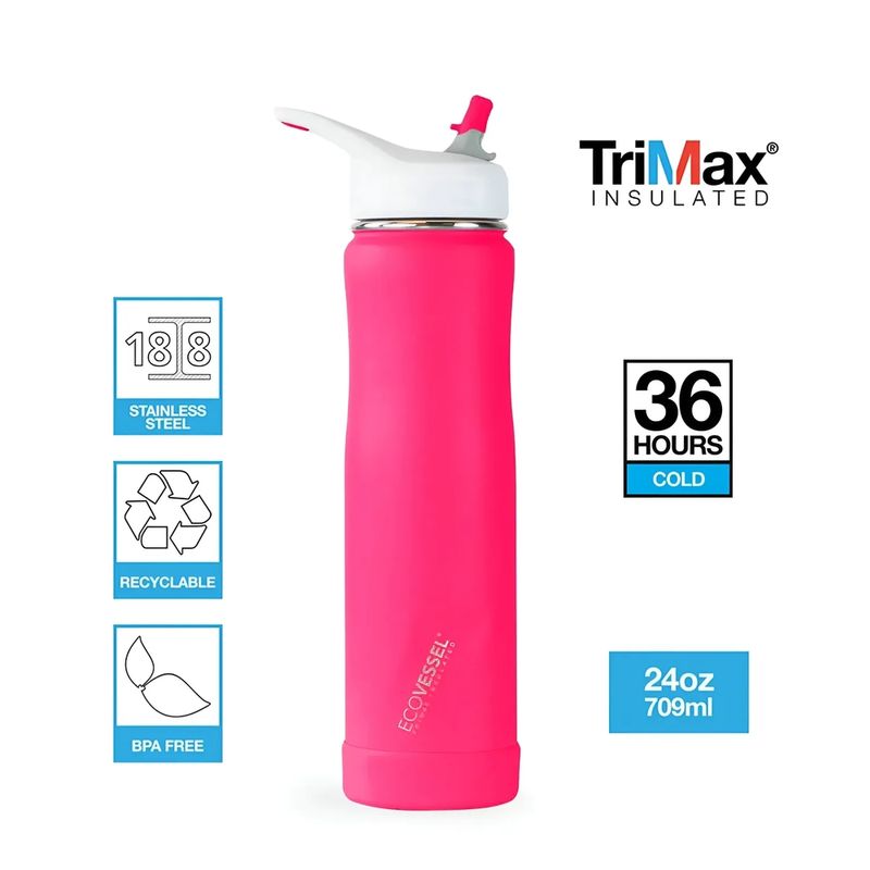 Ecovessel-Botella-insulada-709-ml-Summit---Rosado
