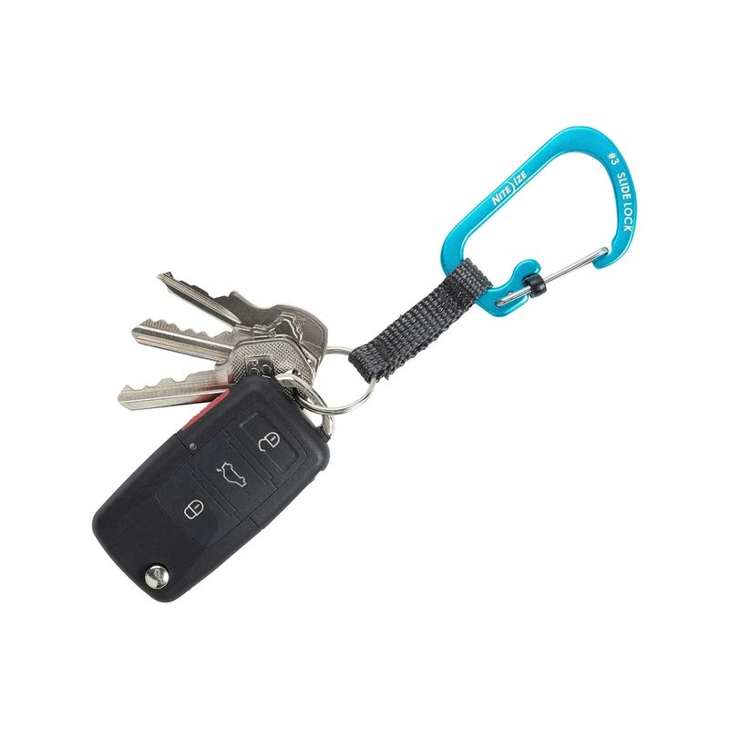 Nite-Ize-Llavero-de-aluminio-naranja-SlideLock-Key-Ring