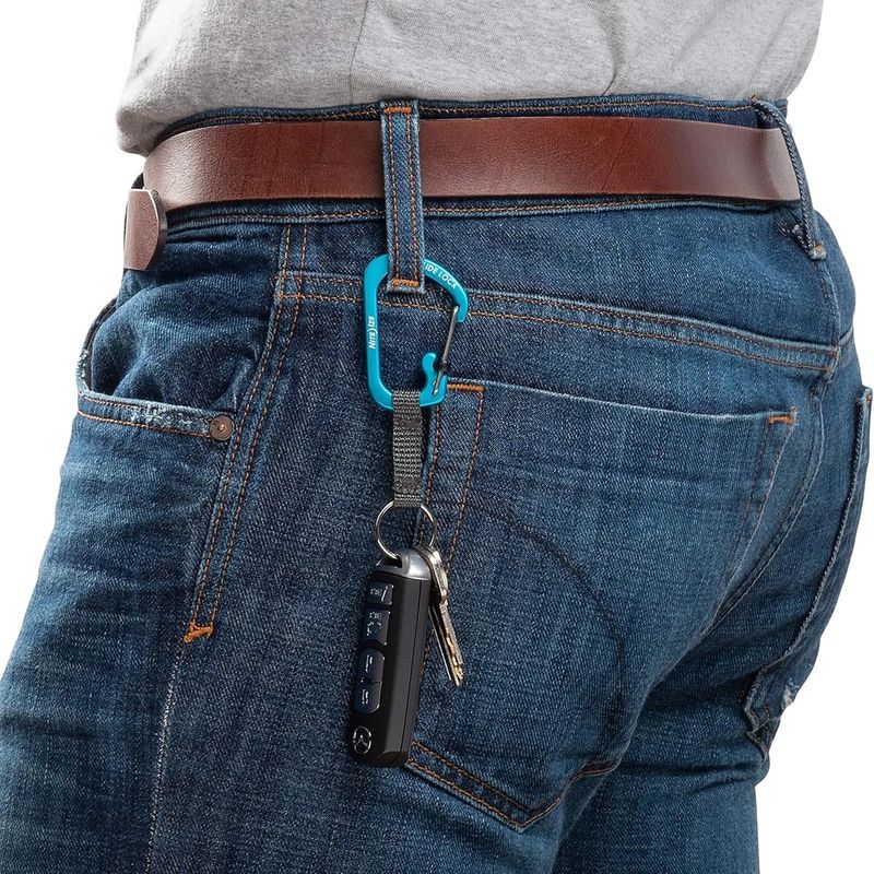Nite-Ize-Llavero-de-aluminio-naranja-SlideLock-Key-Ring