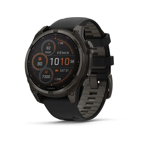 Garmin Reloj multideporte  51 mm Fenix 8 Zafiro Solar Titanio