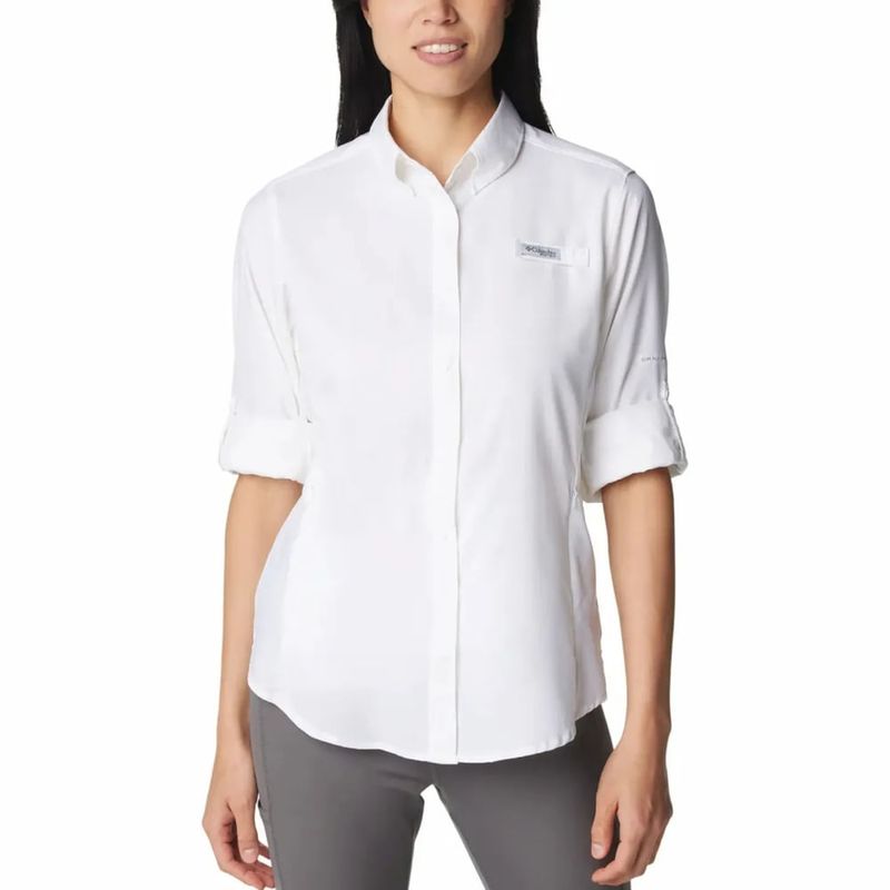 Columbia-Camisa-Blanca-Para-Mujer-Tamiami-II-TM