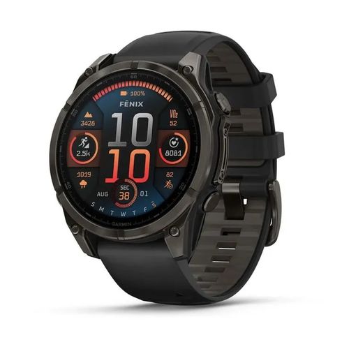 Garmin Reloj multideporte 47 mm  Fenix 8 Amoled Zafiro Titanio