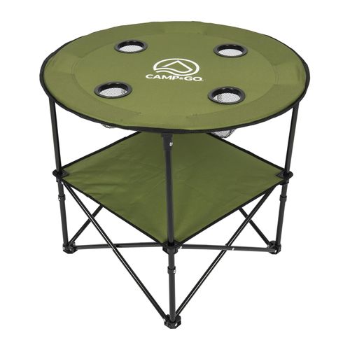 Camp & GO mesa plegable redonda