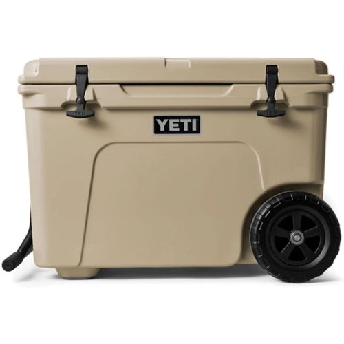 YETI cooler con ruedas 82 latas Tundra - Tan