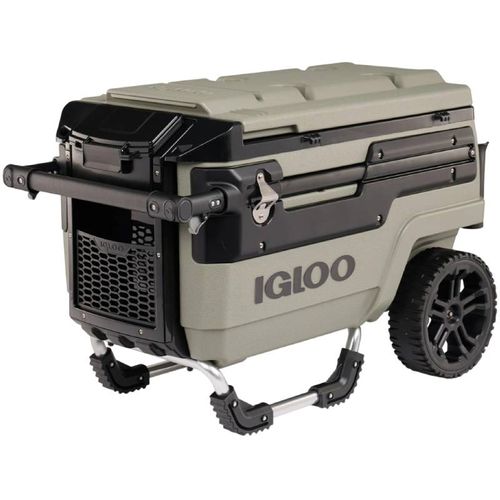 Igloo cooler con ruedas 70 qt Trailmate journey - Olive