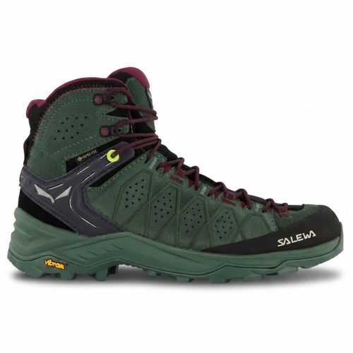 Salewa calzado de trekking Alp Trainer 2 Mid - Duck green
