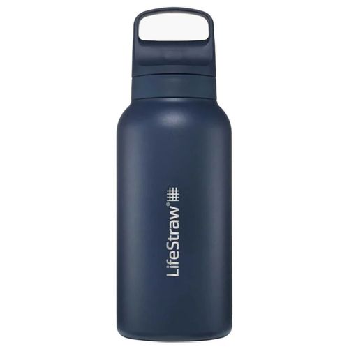 Lifestraw botella de acero con filtro 1 litro Serie GO - Aegean Sea Blue