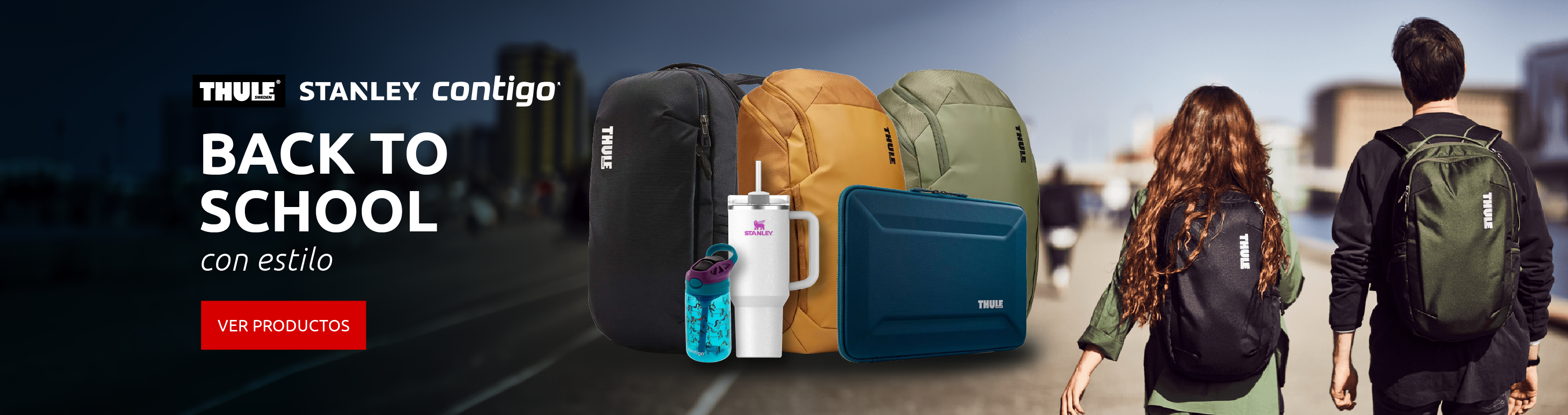 back to school con estilo  con Thule Stanley y Contigo